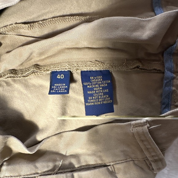 Polo Ralph Lauren Chino Shorts Mens 40 Brown Tan 6" Inseam Classic Fit Preppy - Picture 6 of 8